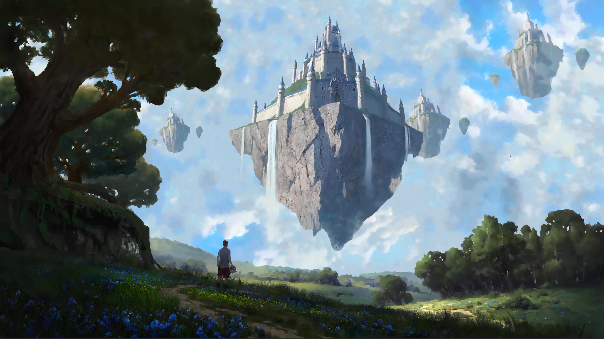 Castle In The Sky Live Wallpaper