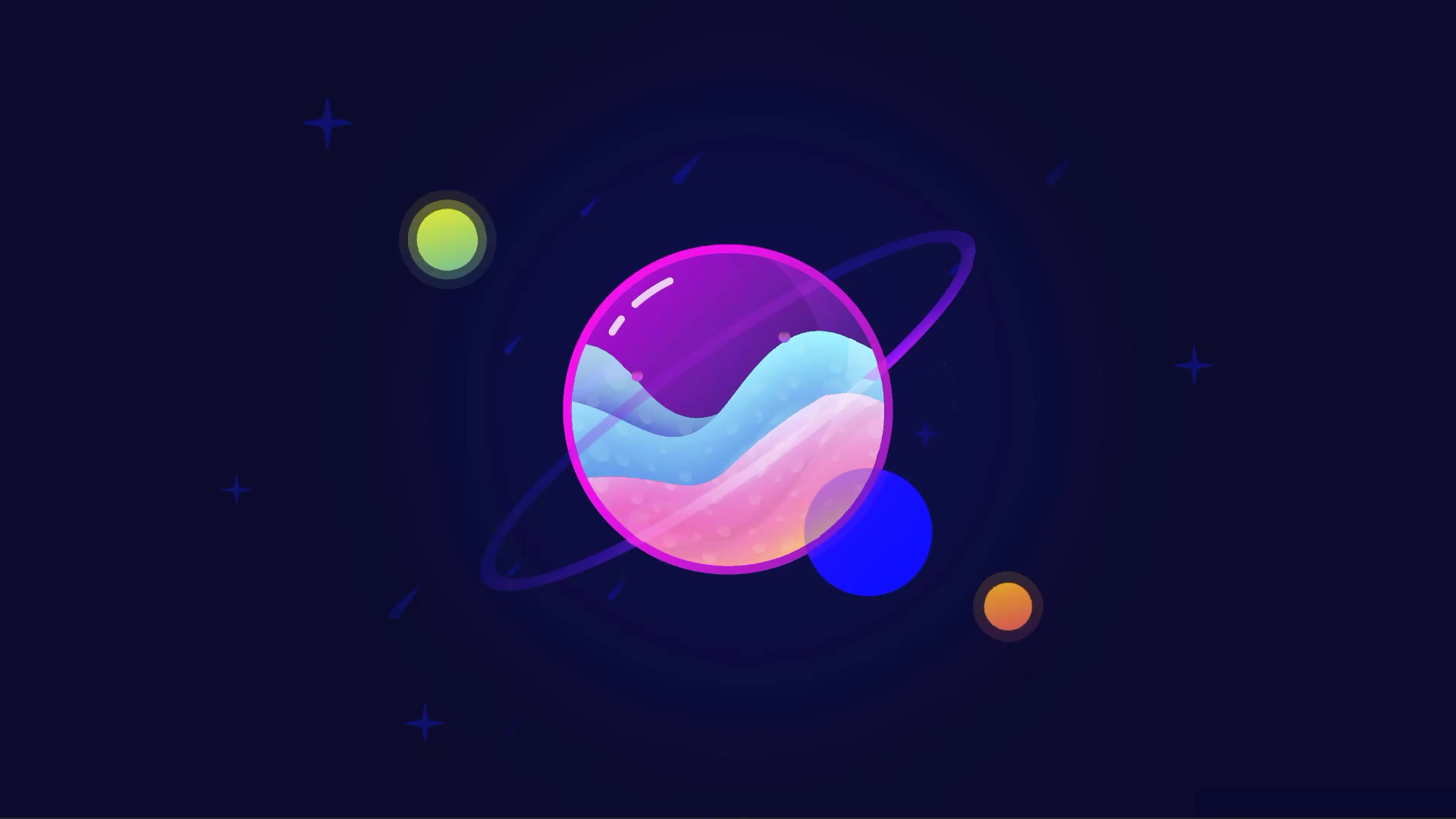 Fluid Planet Live Wallpaper