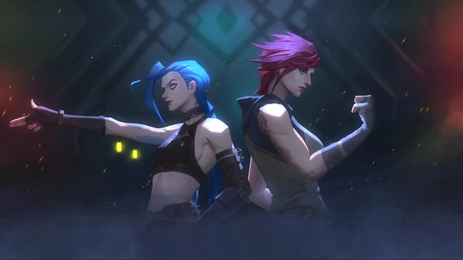 Netflix Jinx And Vi League Of Legends Live Wallpaper