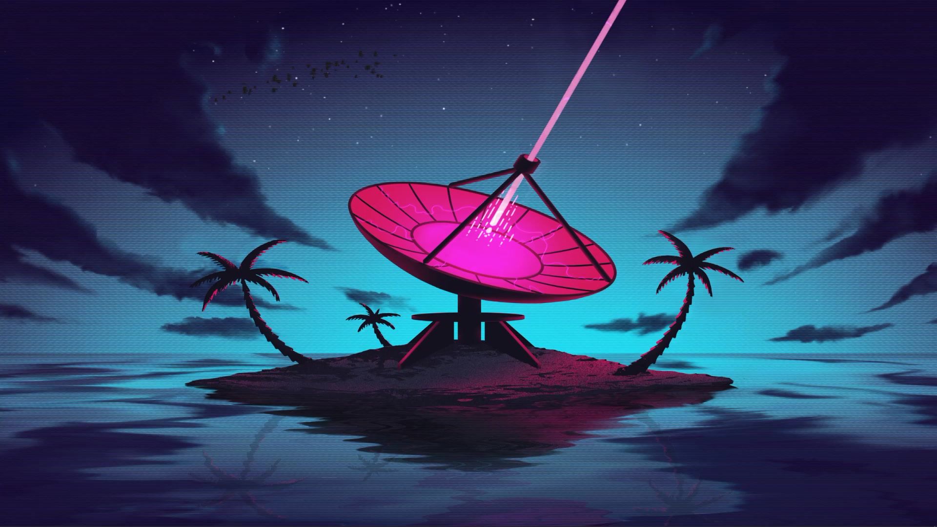 Retro Island Live Wallpaper