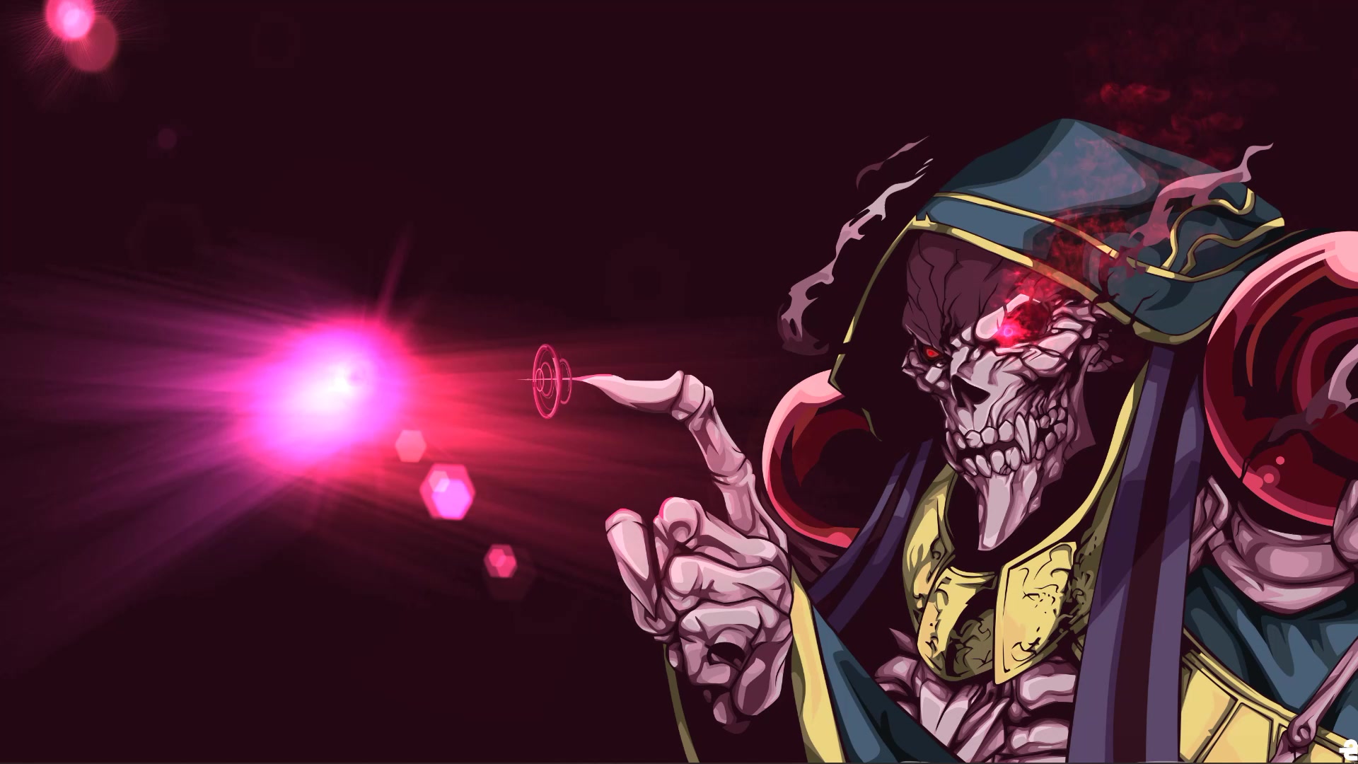 Overlord Skull Magic Live Wallpaper