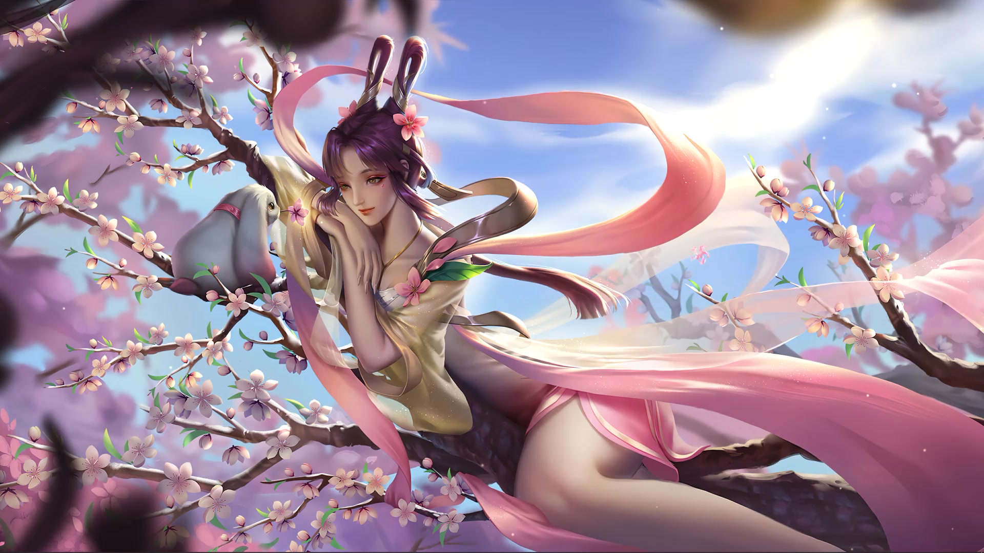Fantasy Girl Sakura Live Wallpaper
