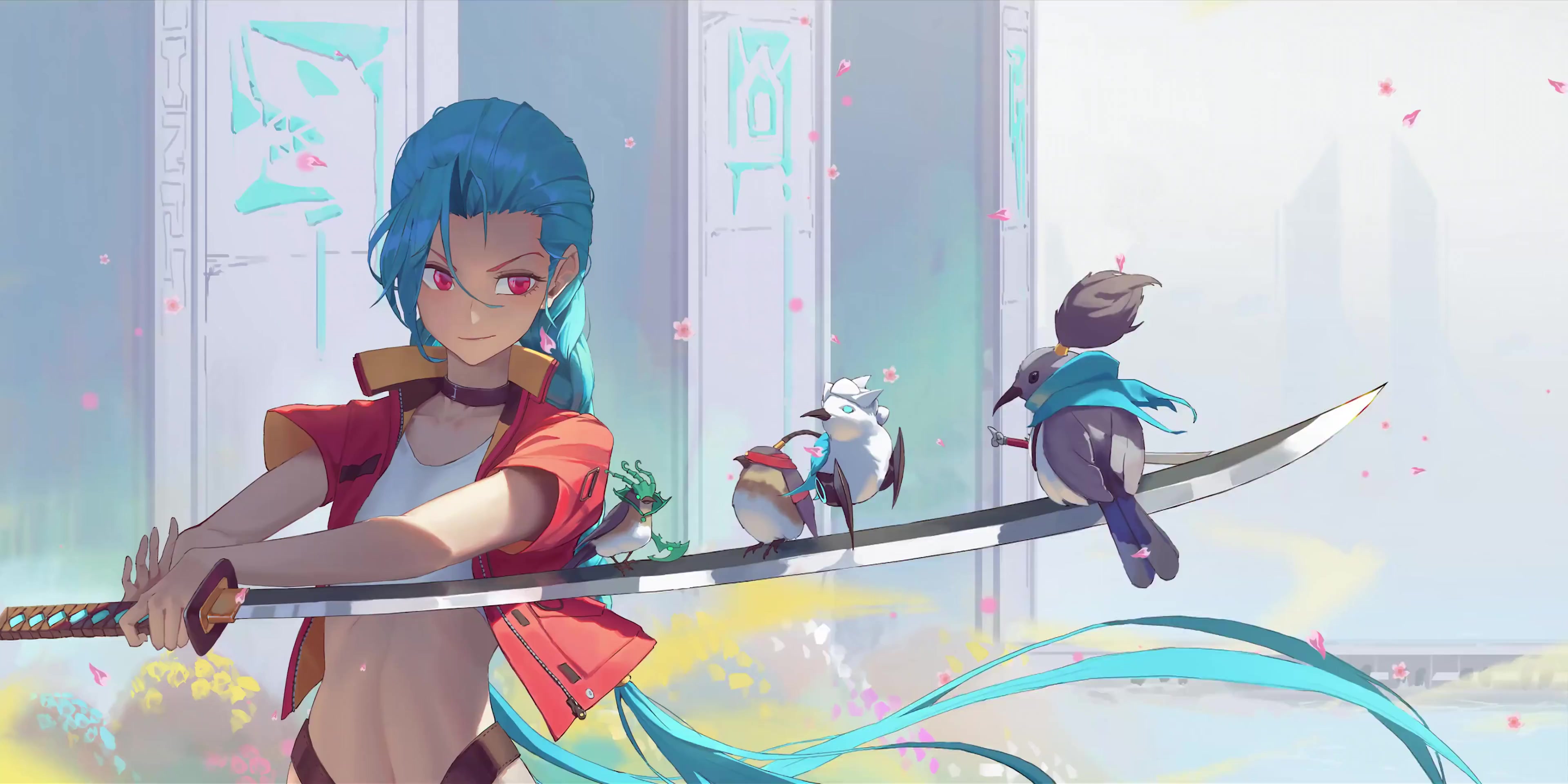 League of Legends Samurai Jinx Live Wallpaper