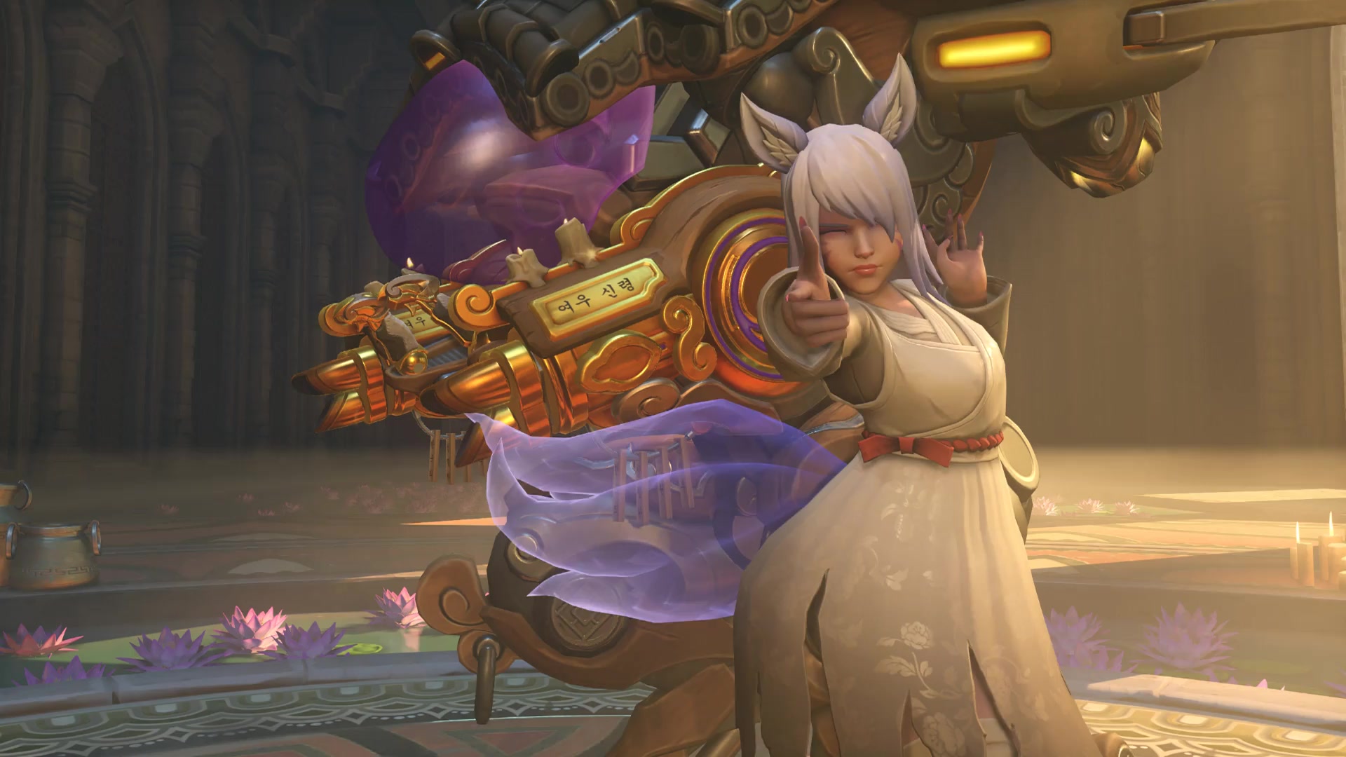 Overwatch Dva Kumiho Restoration Challenge Live Wallpaper