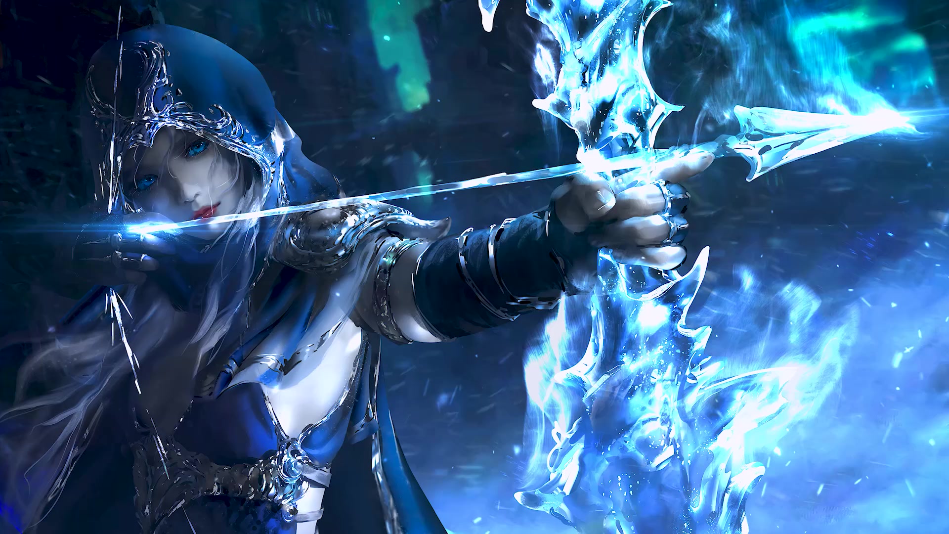 Ashe the Frost Archer LoL Live Wallpaper