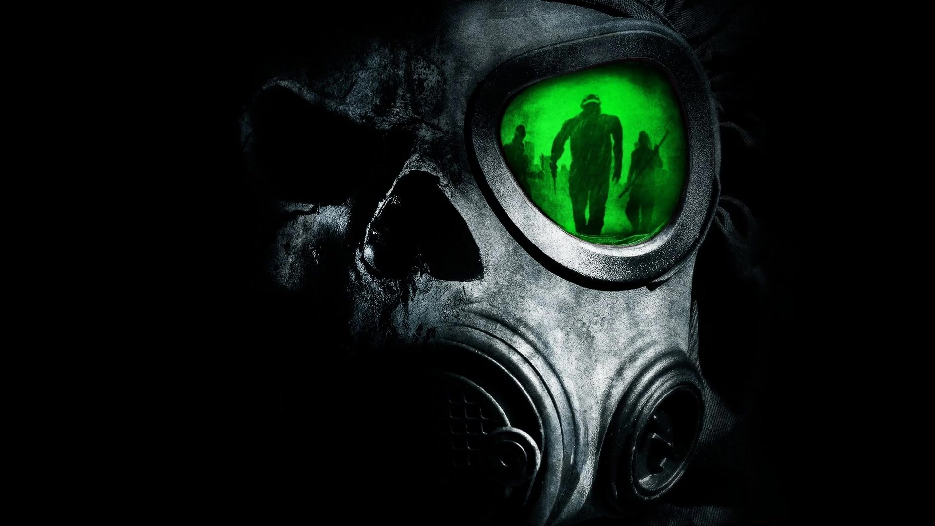 Zombie Gas Mask Live Wallpaper