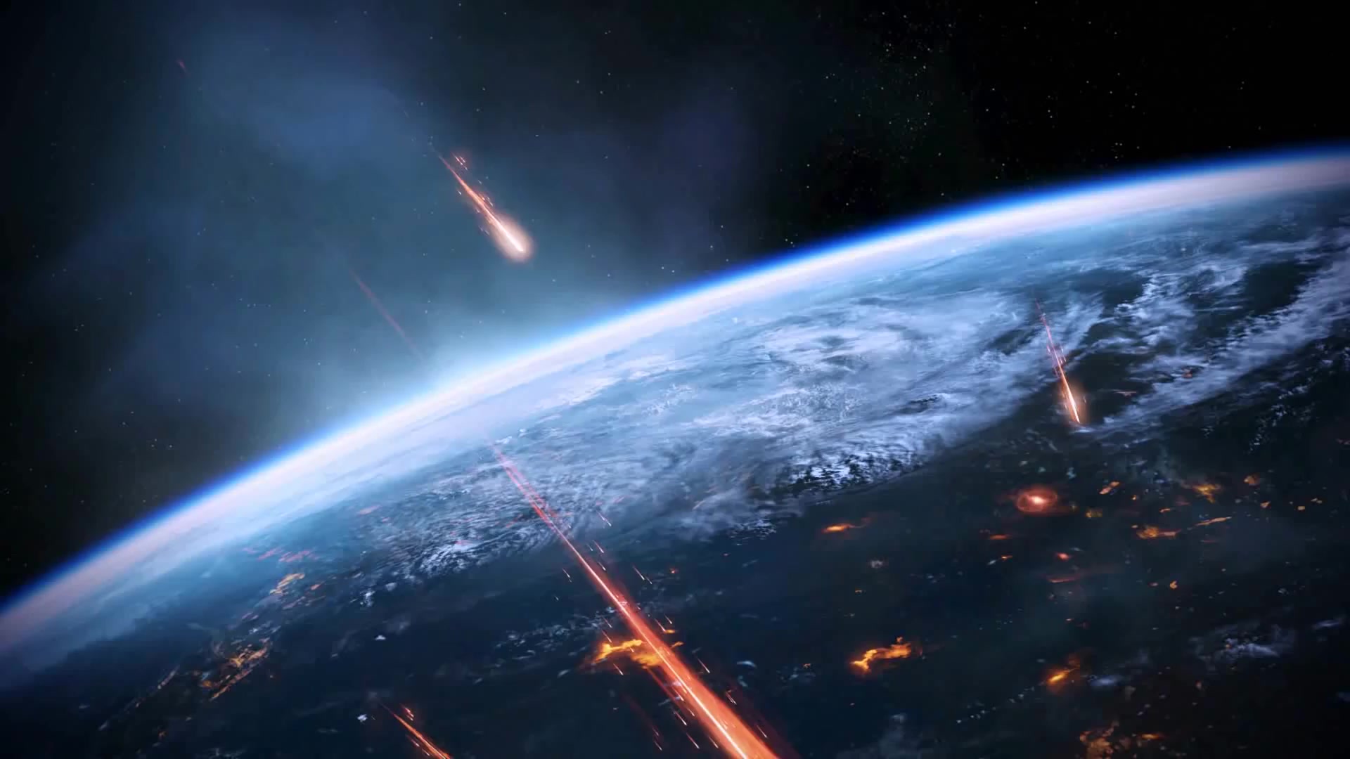 Mass Effect 3 Earth Under Siege Dreamscene Live Wallpaper