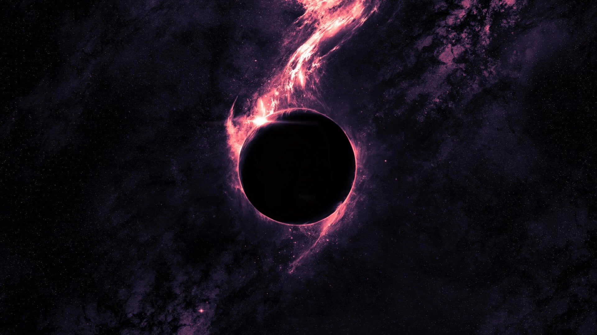 Space Black Hole Live Wallpaper