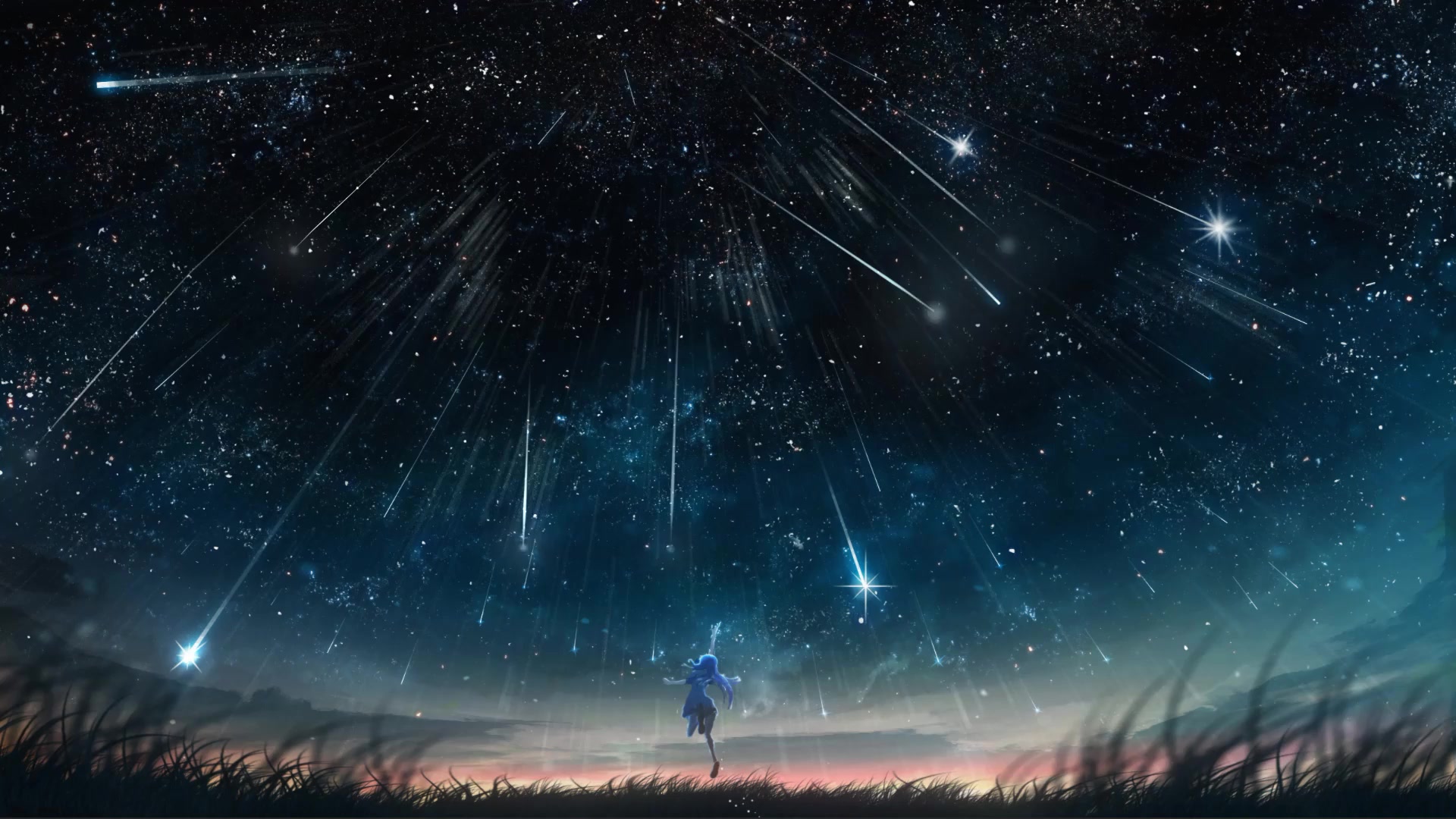 Meteor Girl Live Wallpaper