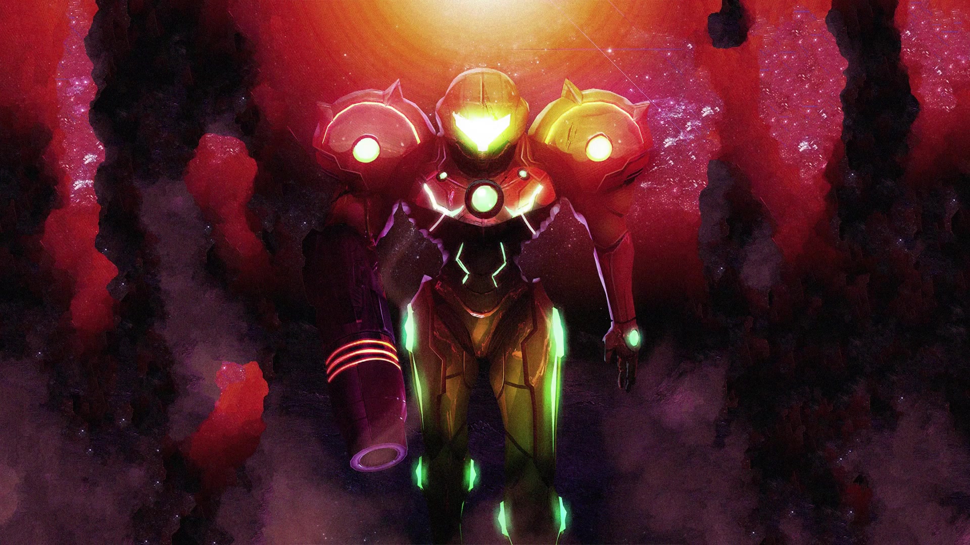 Metroid Samus RGB Live Wallpaper