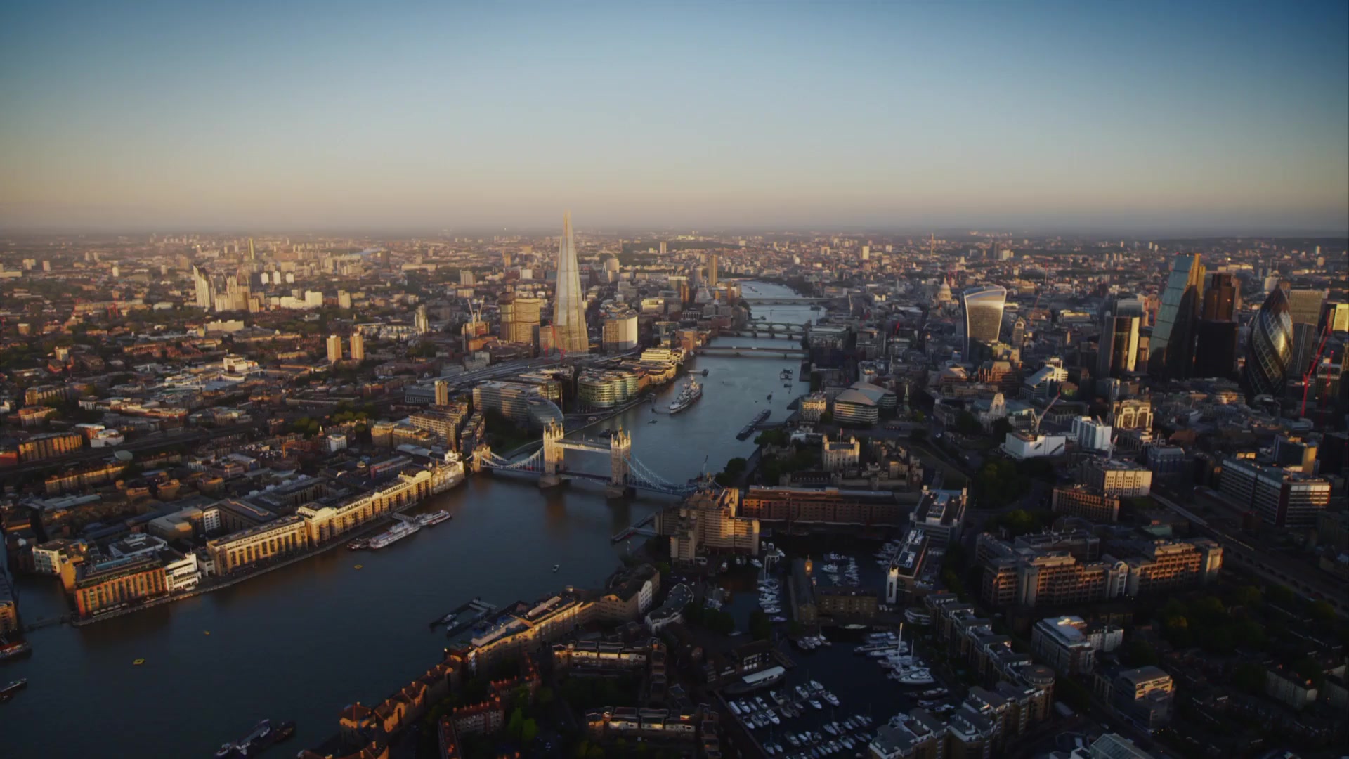 London from Air Live Wallpaper