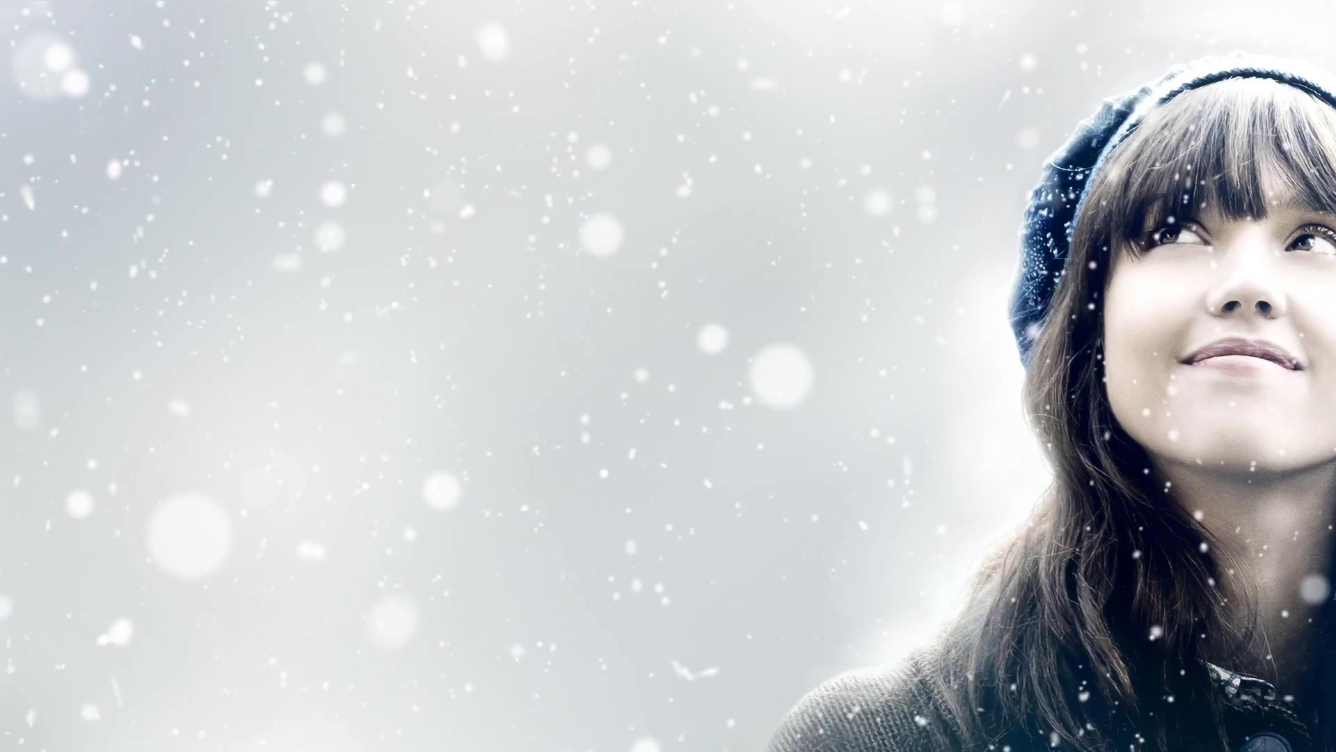 Girl in snow Live Wallpaper