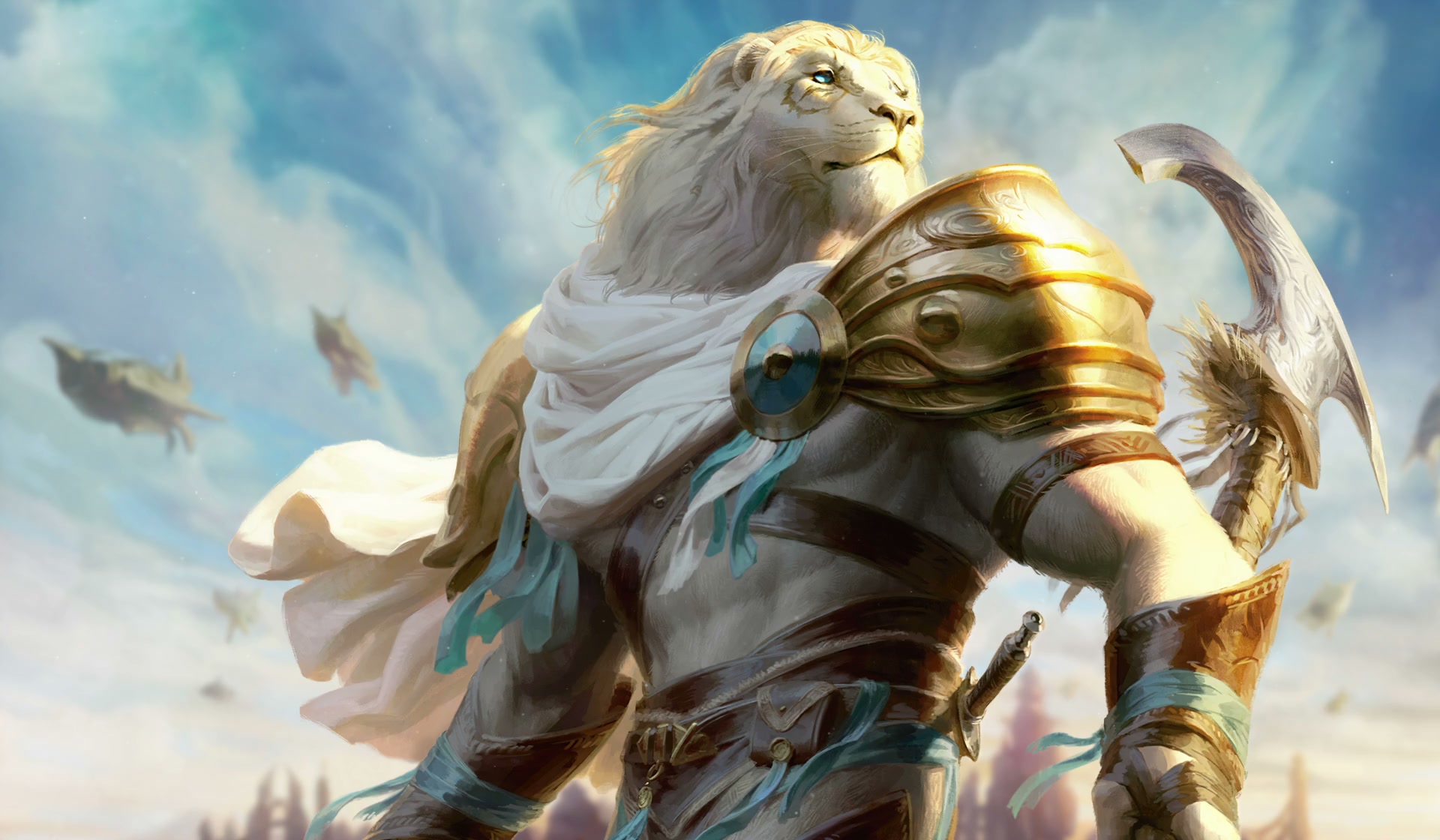 Ajani Goldmane Live Wallpaper