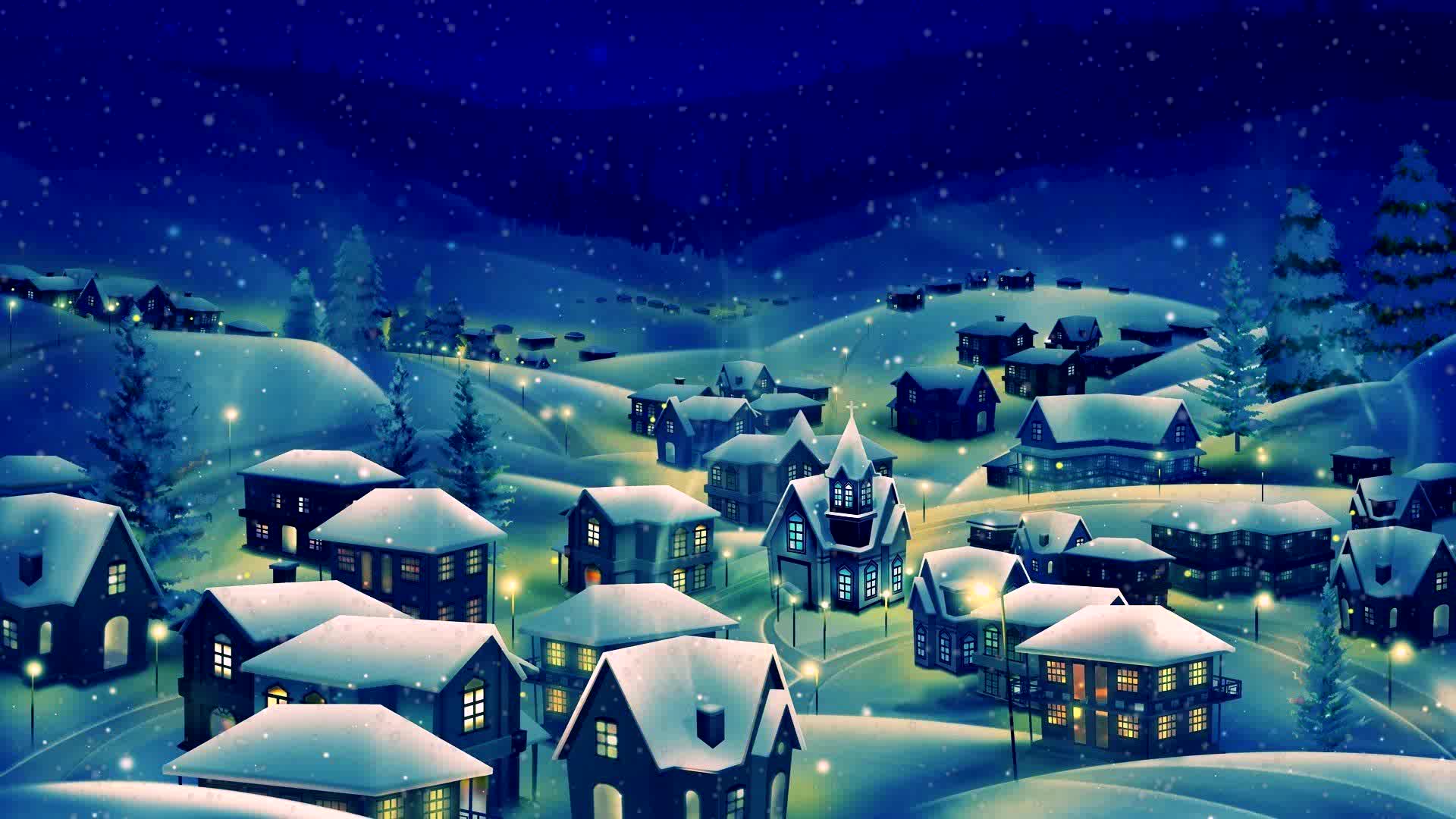 Snow village Live Wallpaper