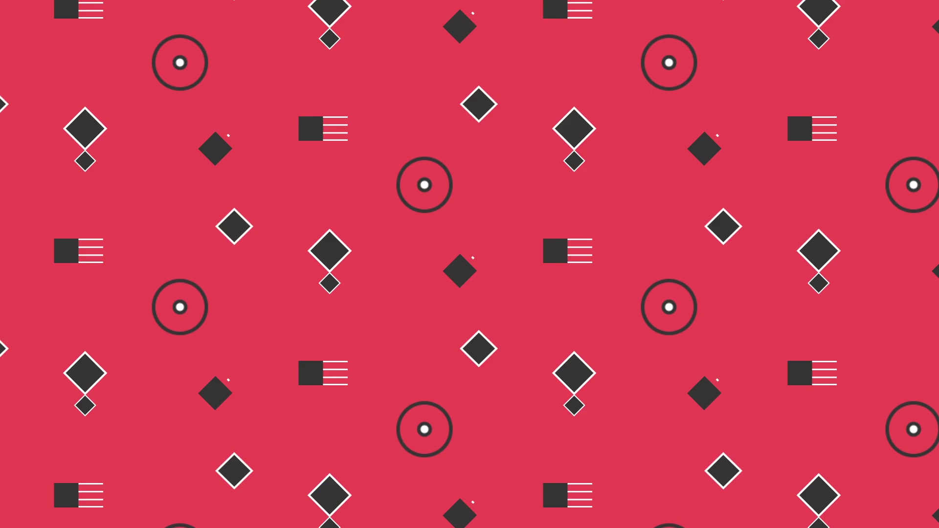 Pink Geometric Cycle Live Wallpaper