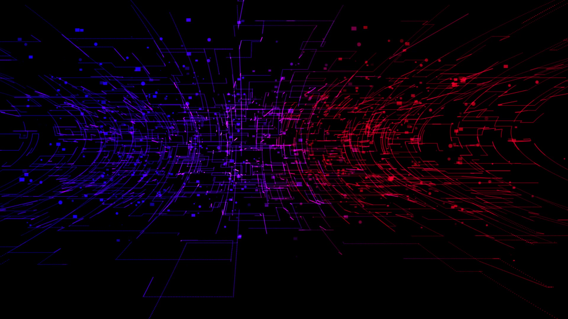 Blue And Red Particles Live Wallpaper