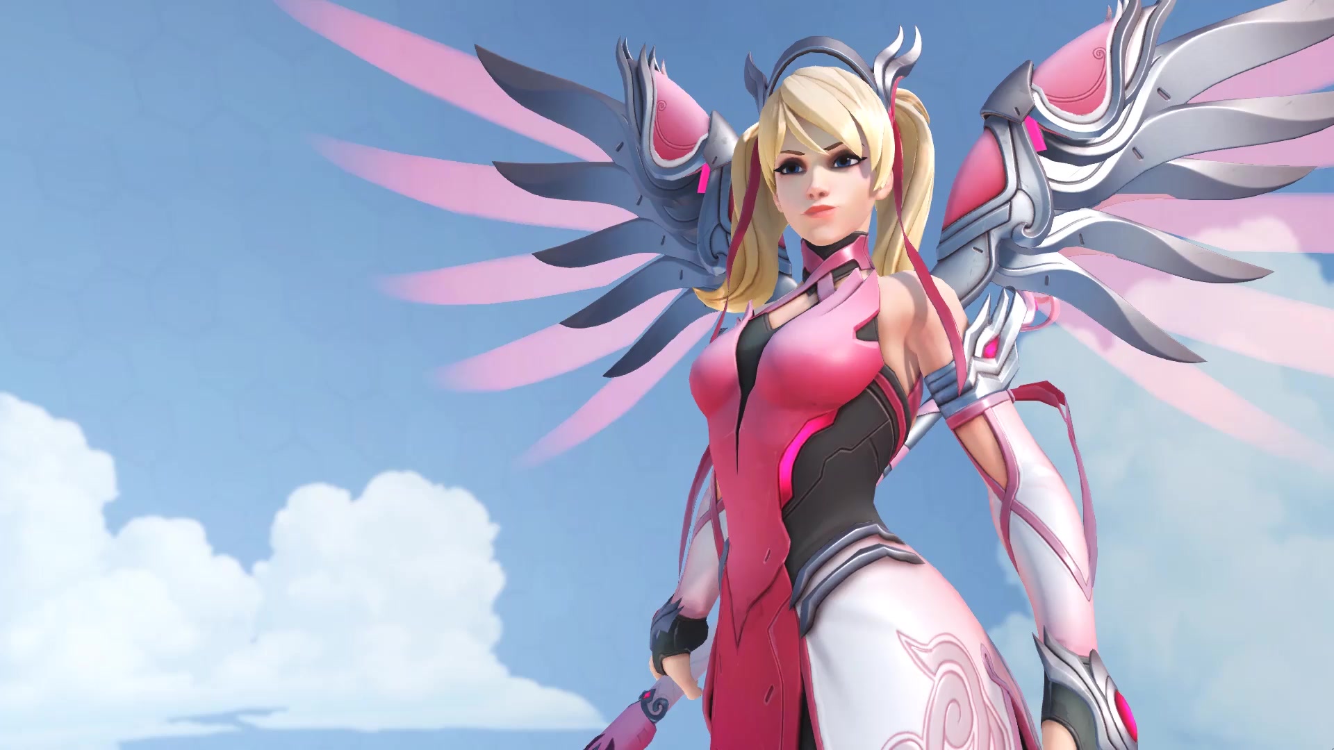 Pink Mercy Overwatch Live Wallpaper