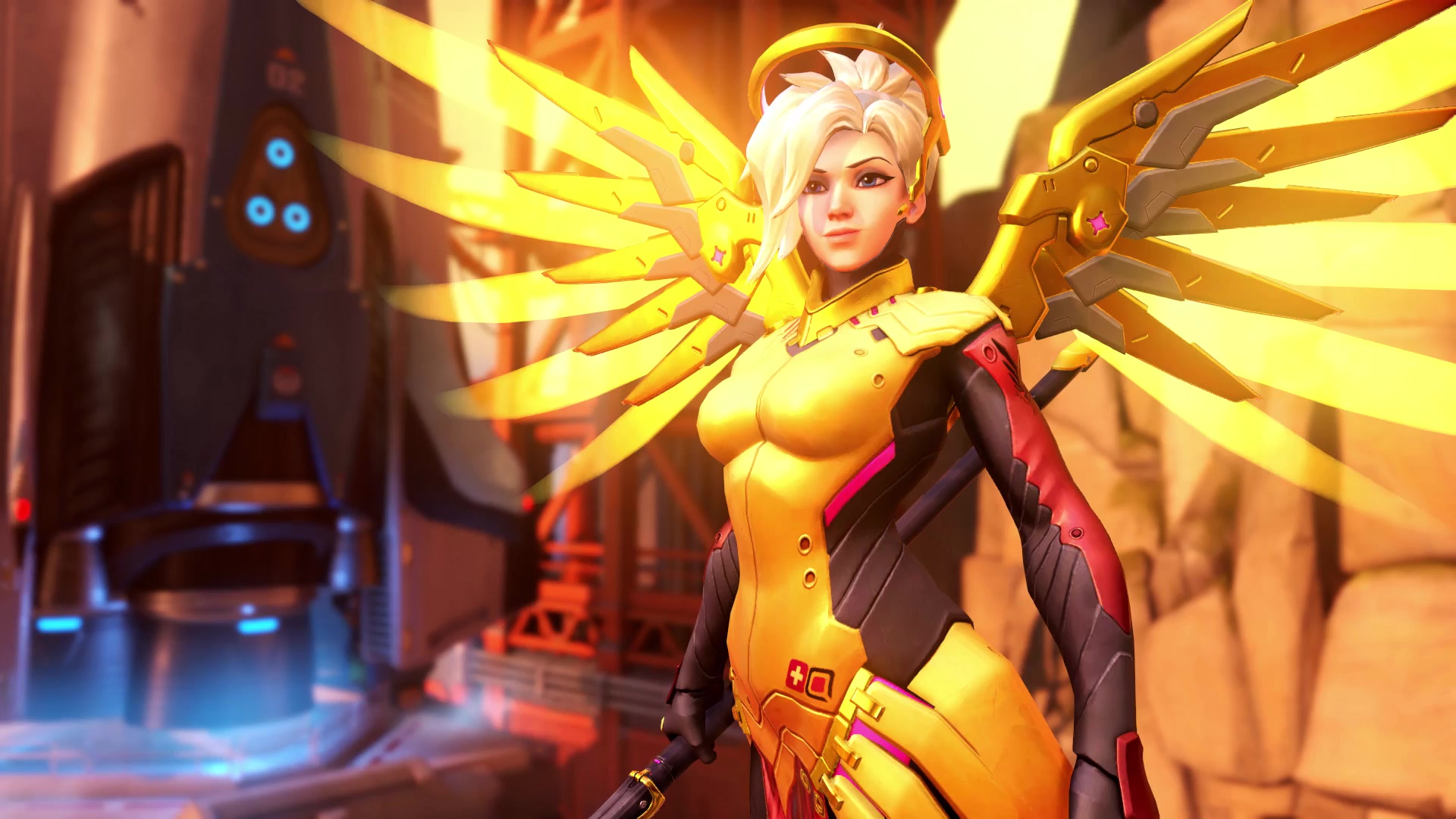 Overwatch Mercy Live Wallpaper
