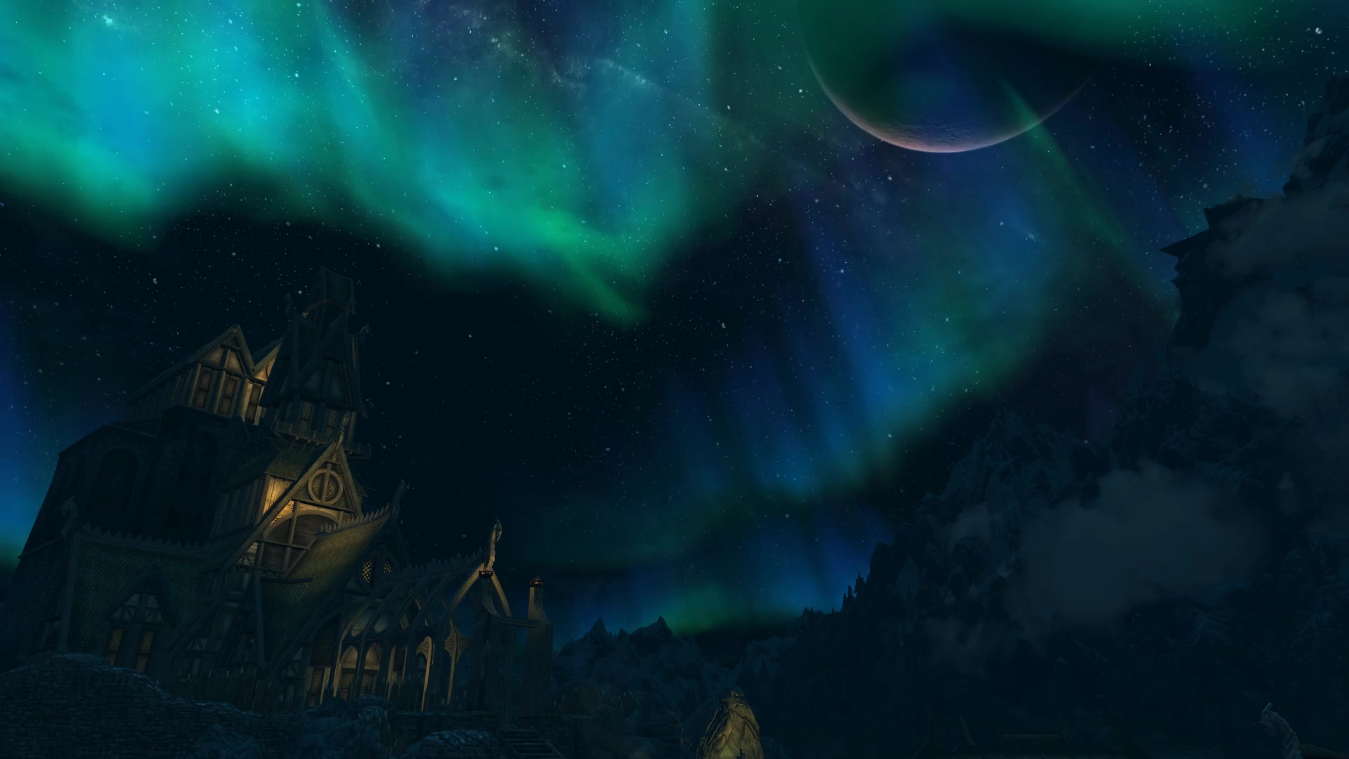 Skyrim Whiterun Live Wallpaper