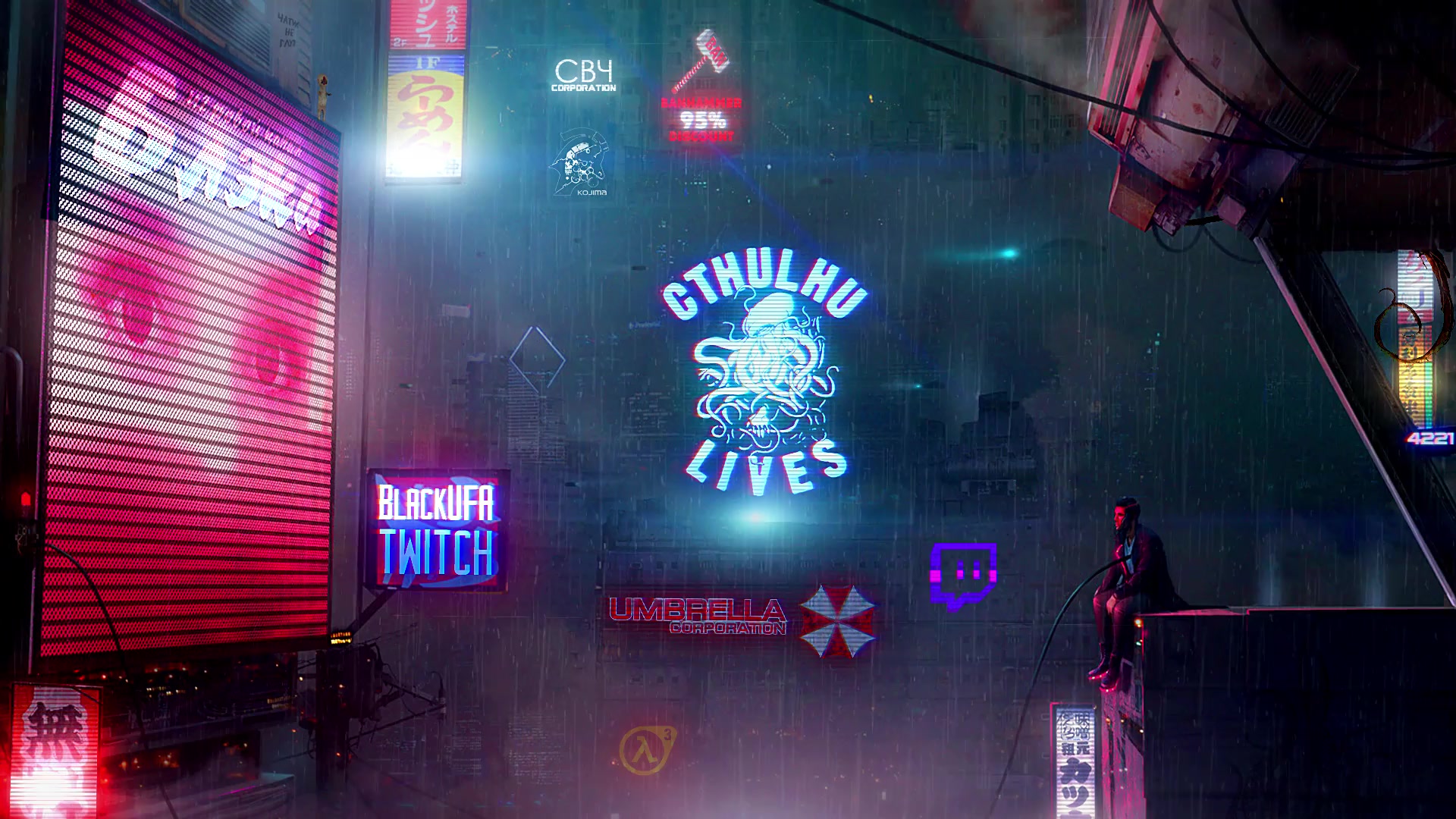 Blackufa Cyberpunk Live Wallpaper