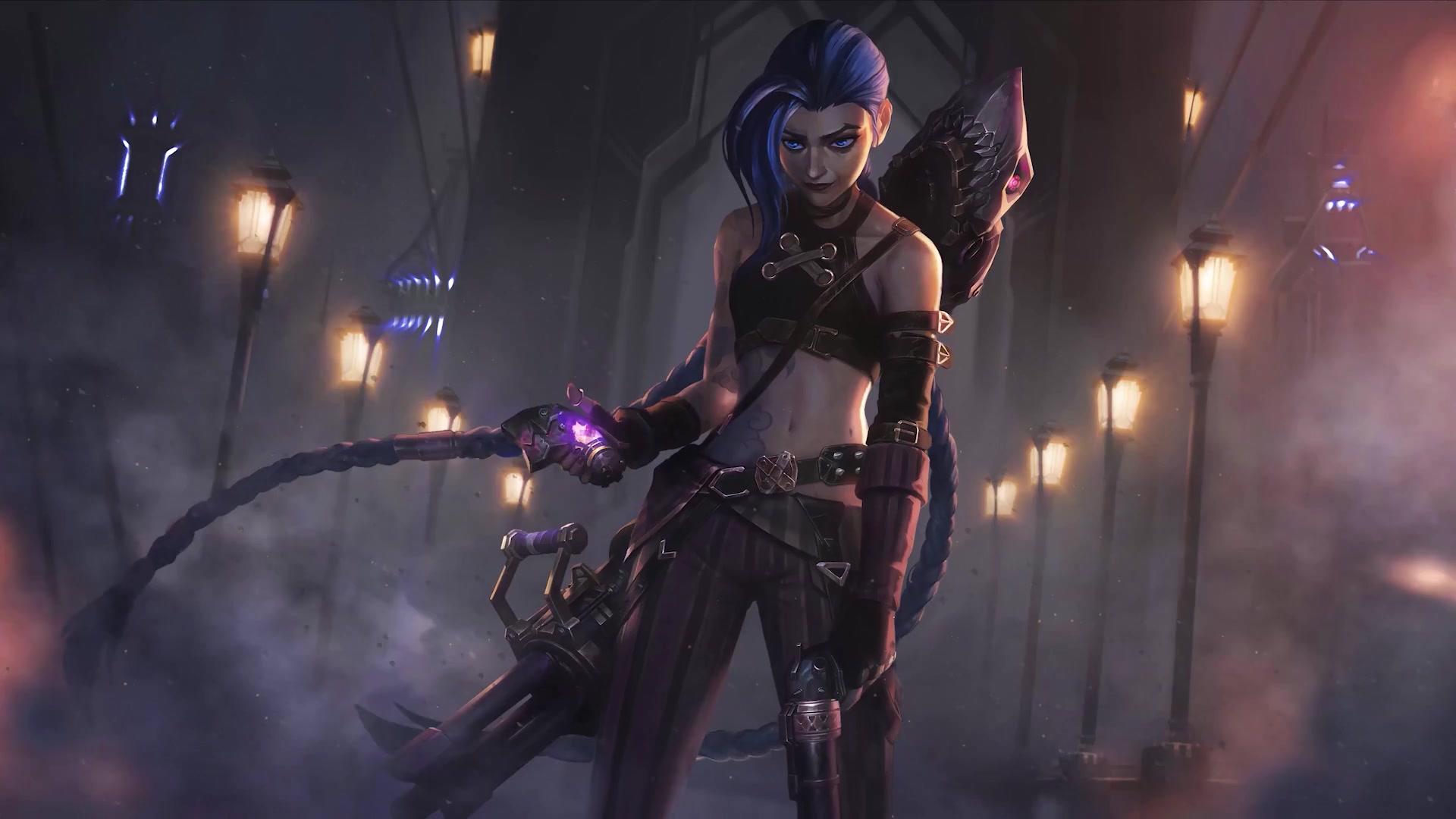 Jinx with Chomper Bomb Live Wallpaper