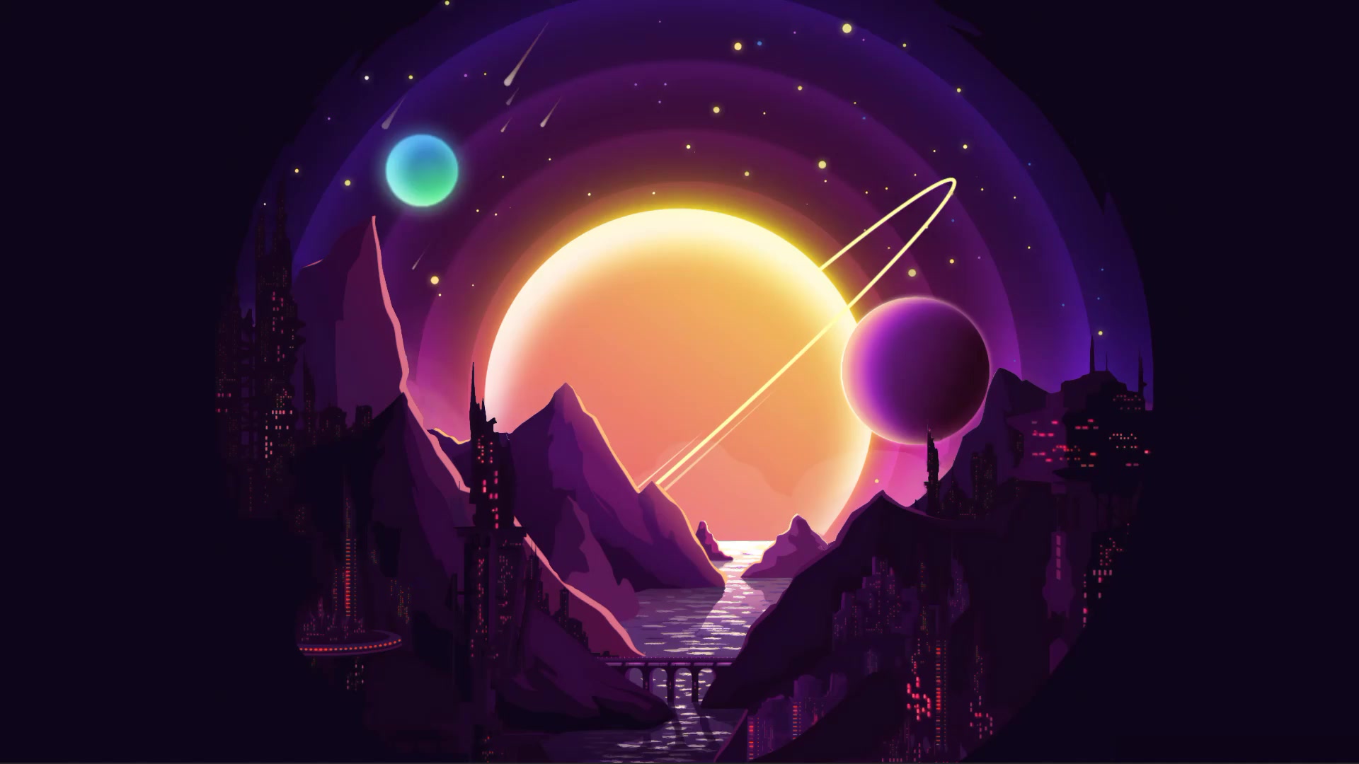 Universe Spin, Space Cosmic Planet Live Wallpaper