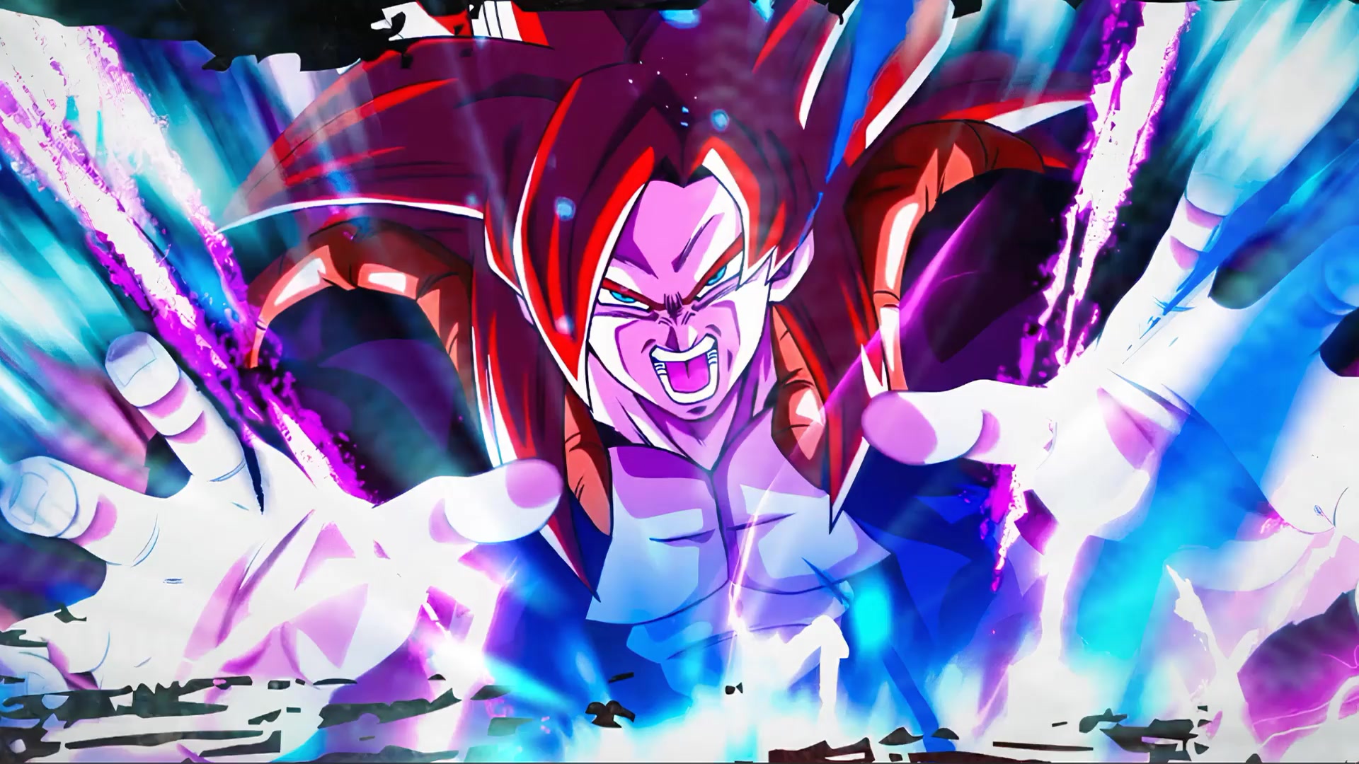Gogeta Ss4 Big Bang Kamehameha Live Wallpaper