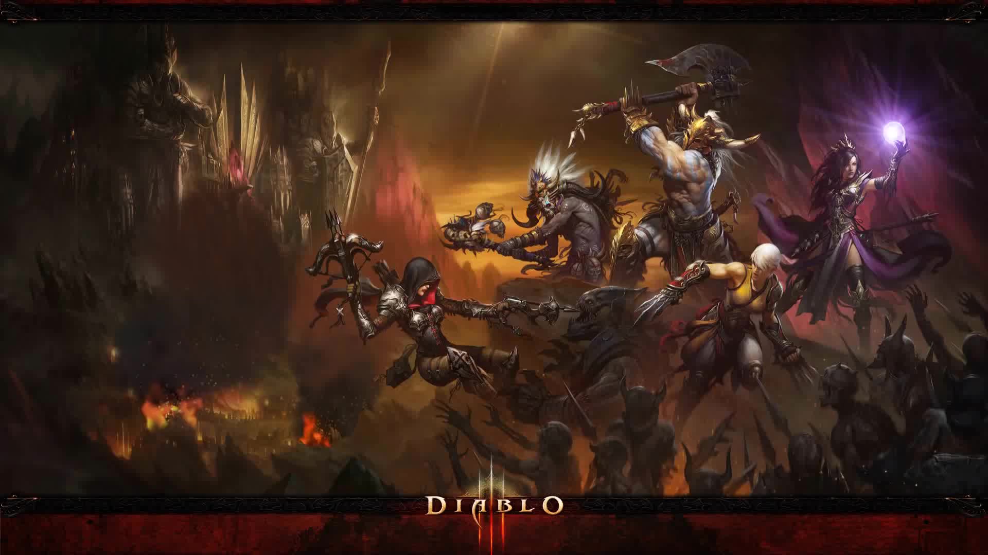 Diablo 3 Heroes Rise Darkness Live Wallpaper