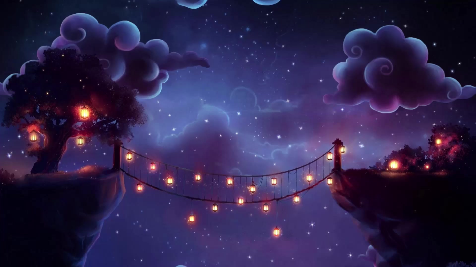 Night Clouds Live Wallpaper