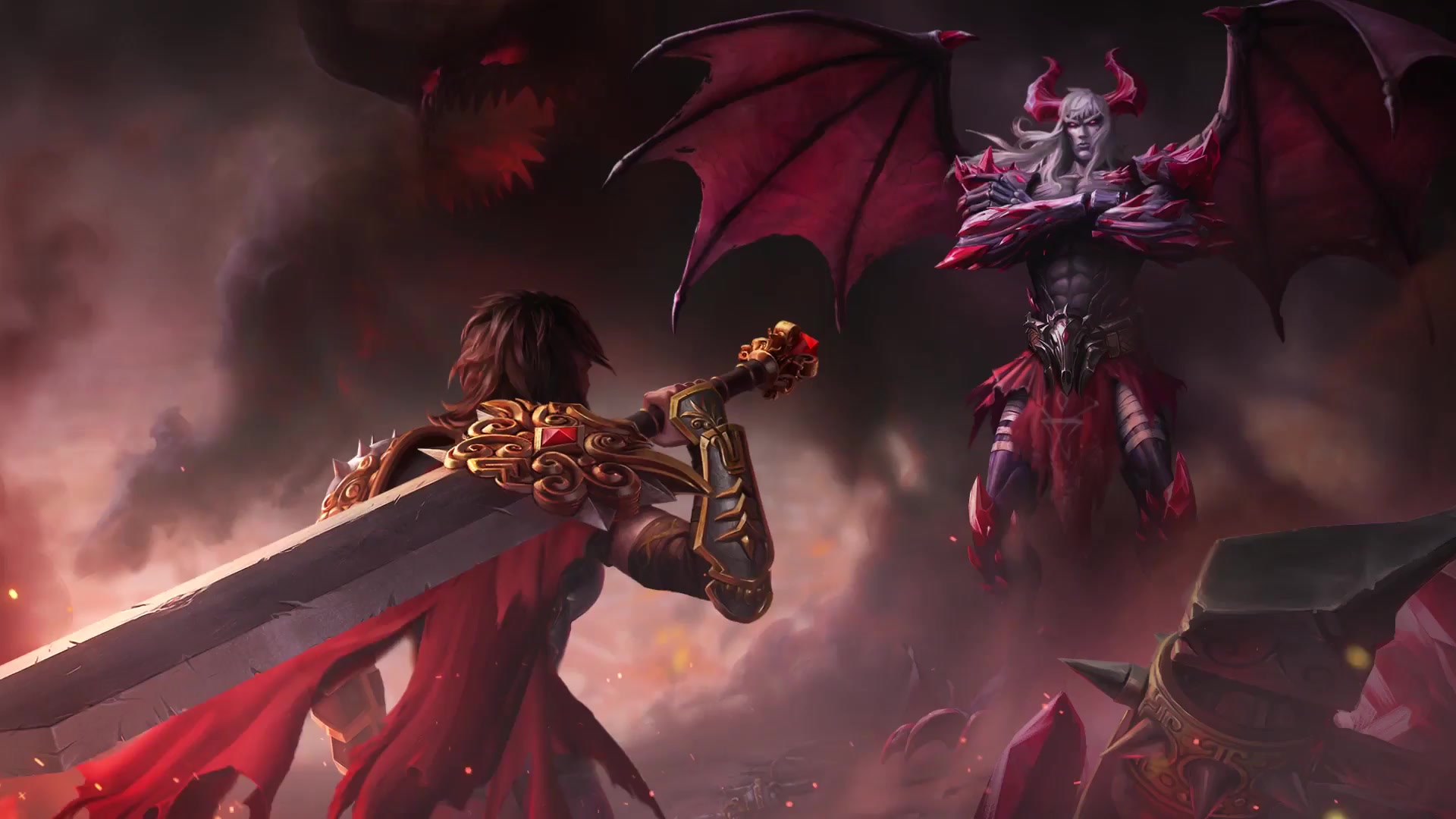 Bellona And Chernobog Smite Live Wallpaper
