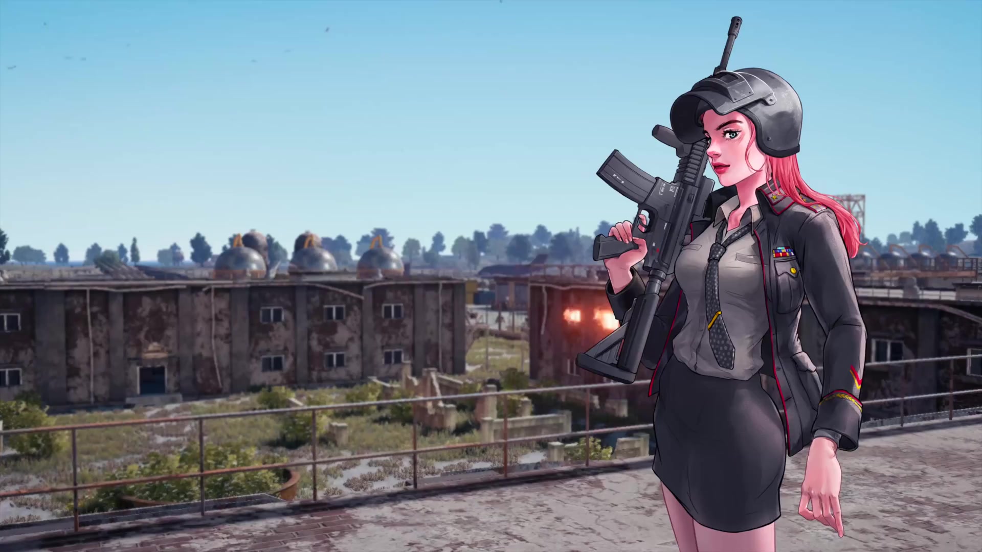 PUBG Militia Girl Live Wallpaper