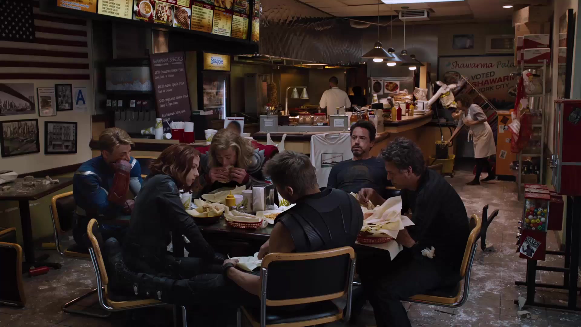 Avengers Taking A Break Live Wallpaper