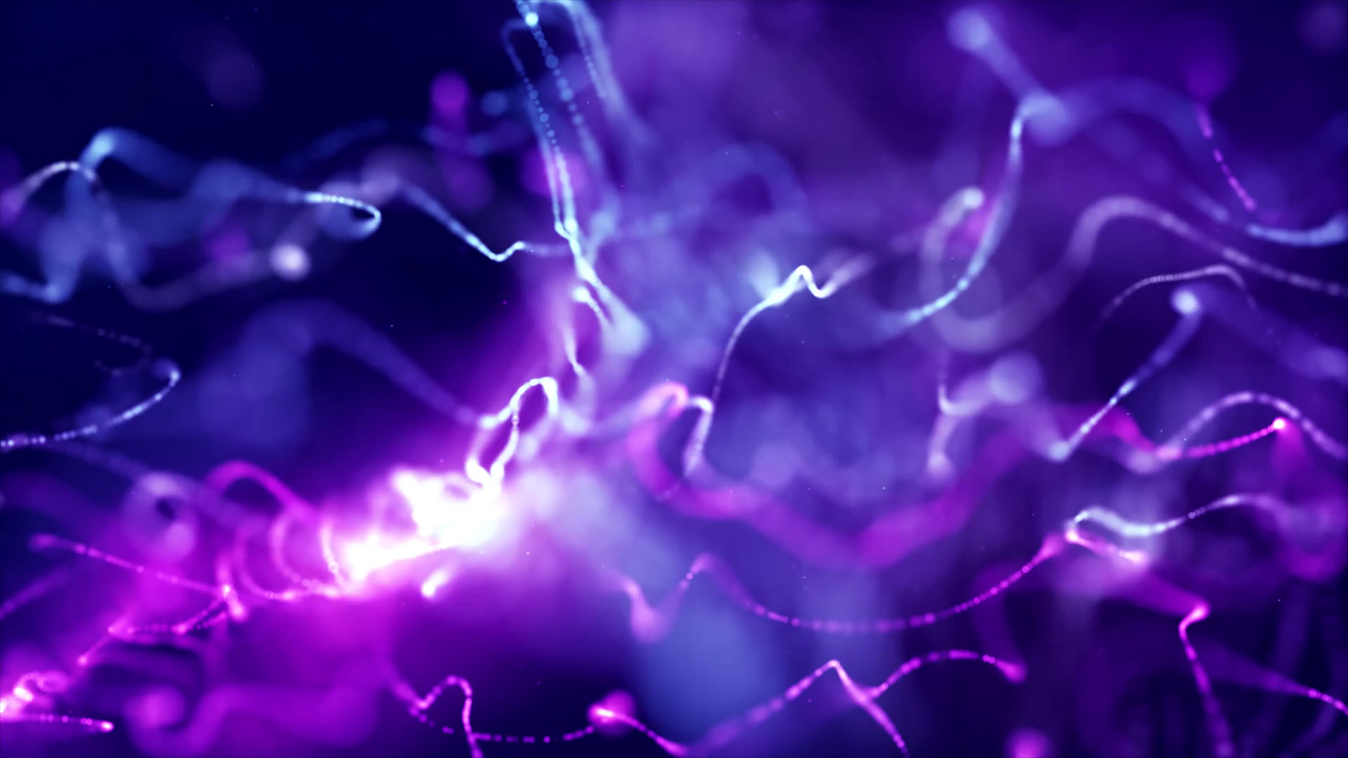 Purple Strings Live Wallpaper