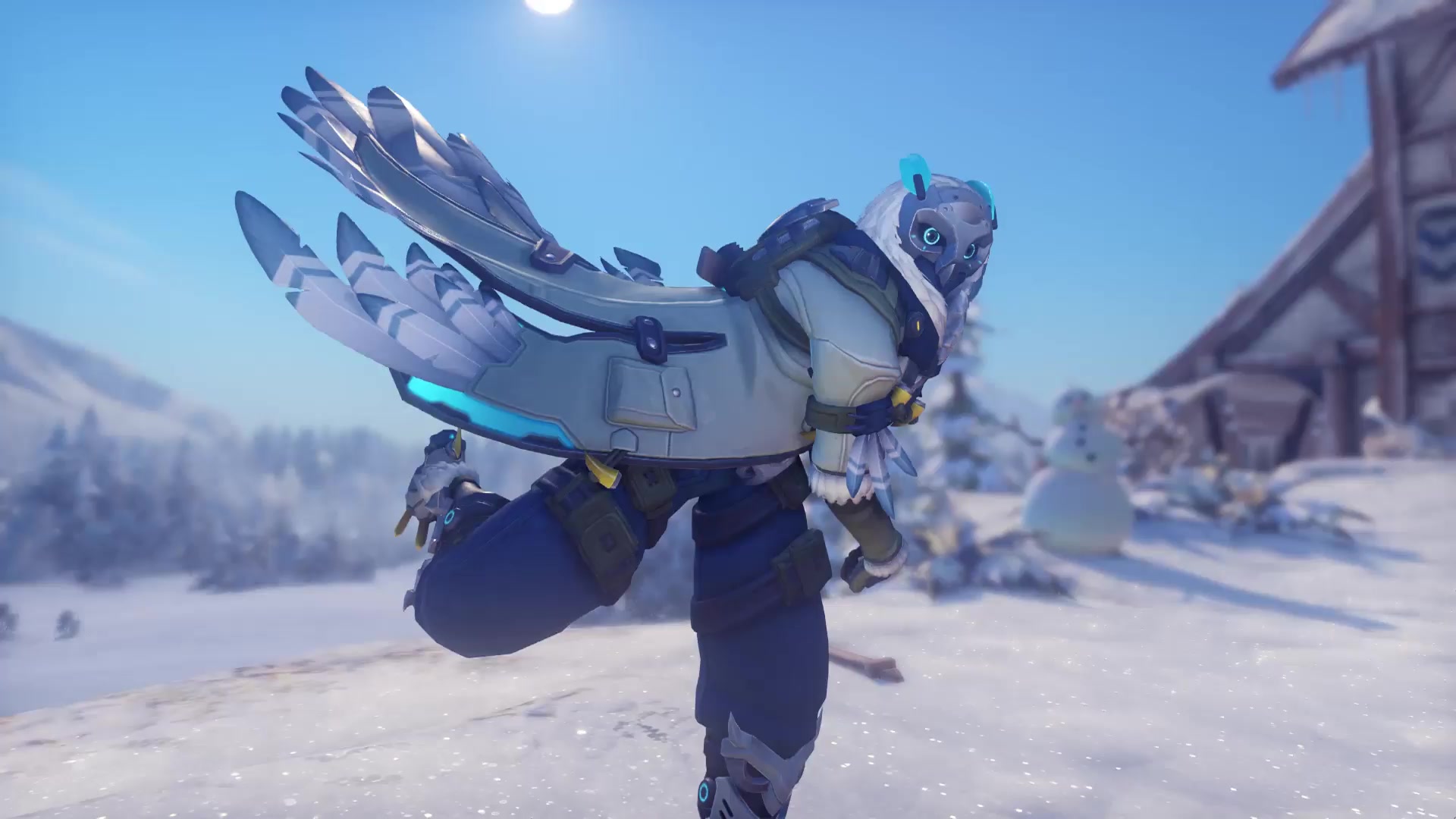Overwatch Snow Fight Live Wallpaper