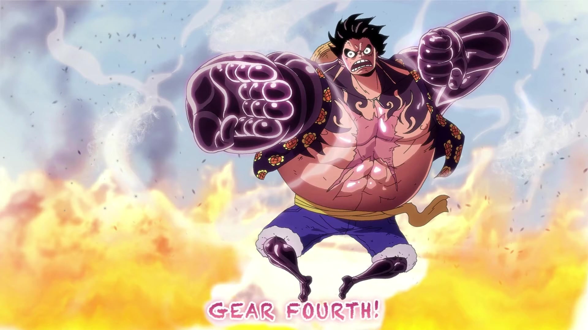 One piece Luffy Gear 4 Live Wallpaper