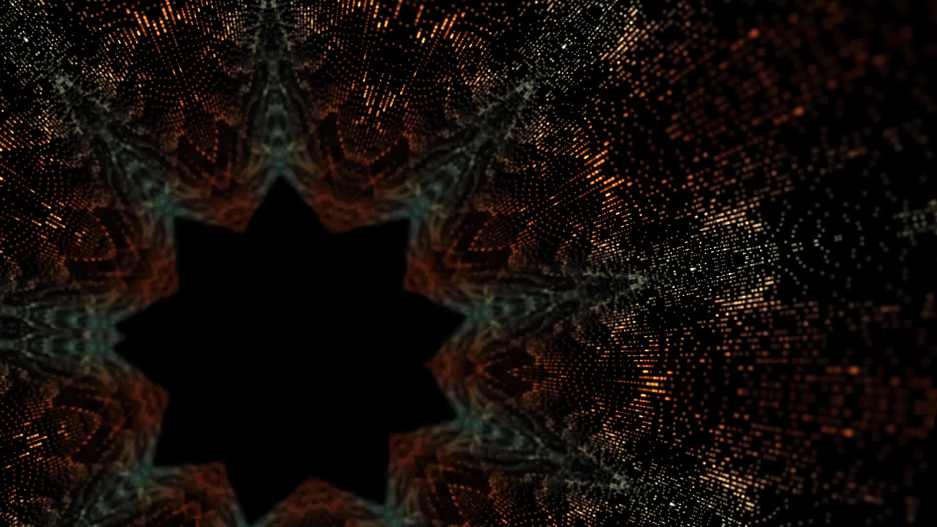 Beautiful Colors Illuminating Digital Design Concept cg motion waving with glowing particles Live Wallpaper
