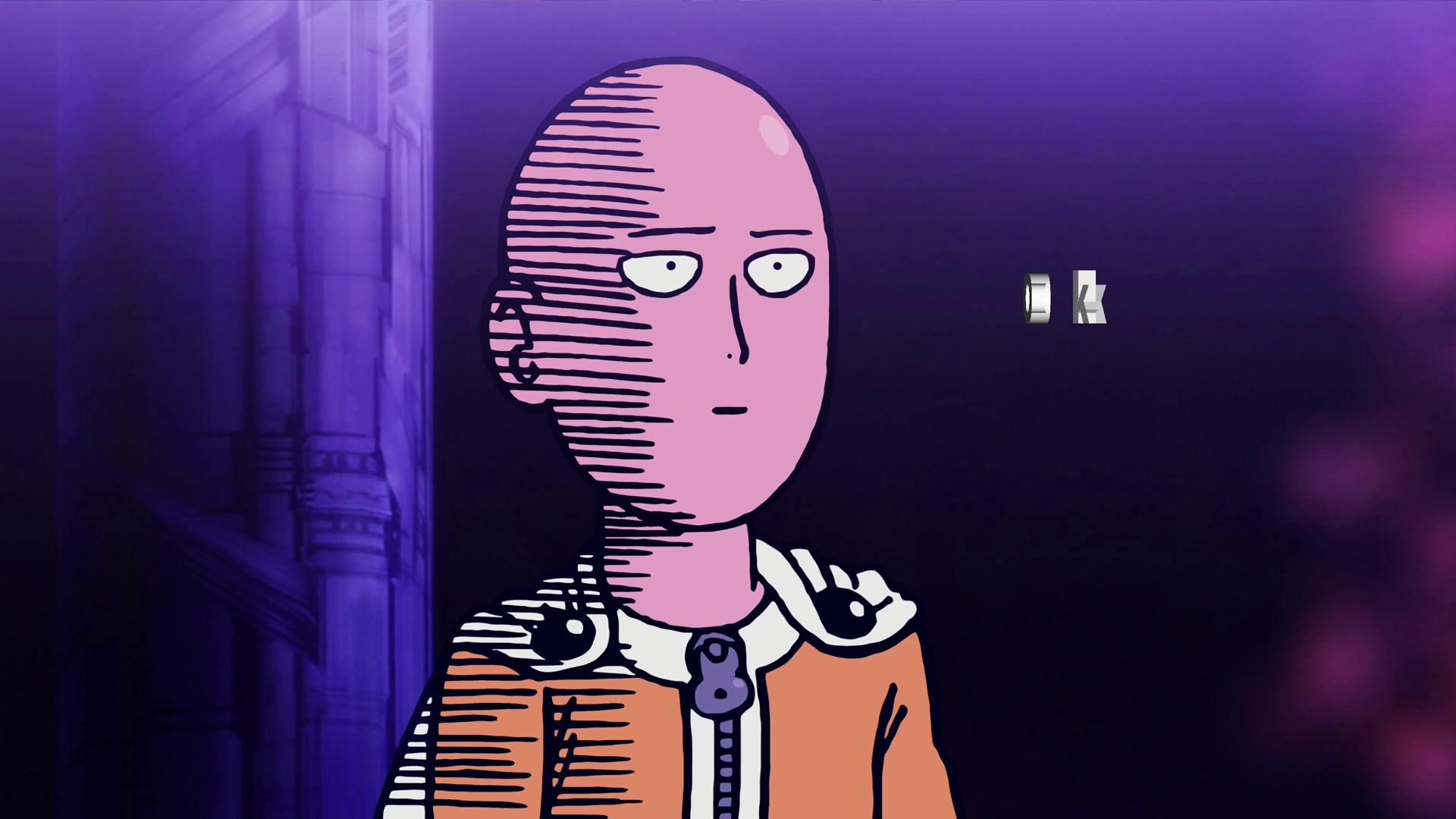 Saitama ok face One Punch Man Live Wallpaper