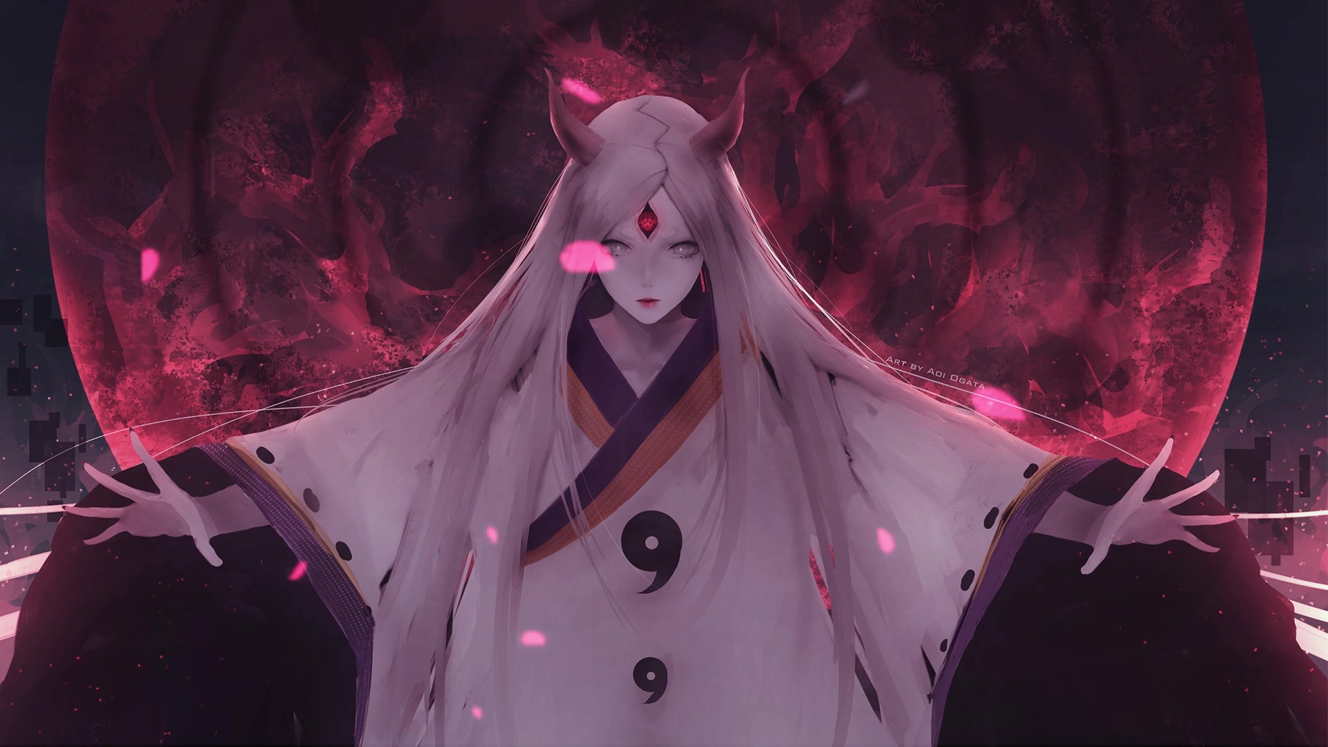 Kaguya Otsutsuki Live Wallpaper