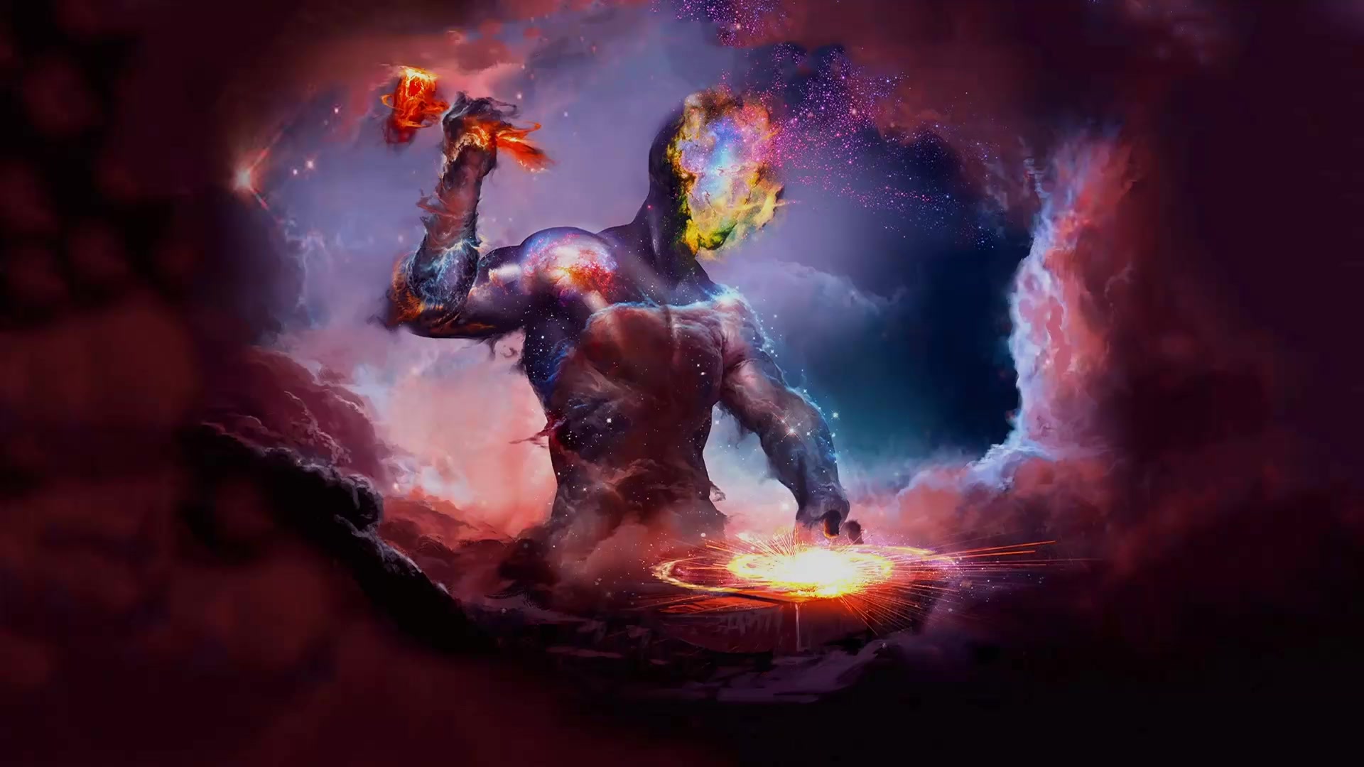 Galactic Blacksmith Live Wallpaper
