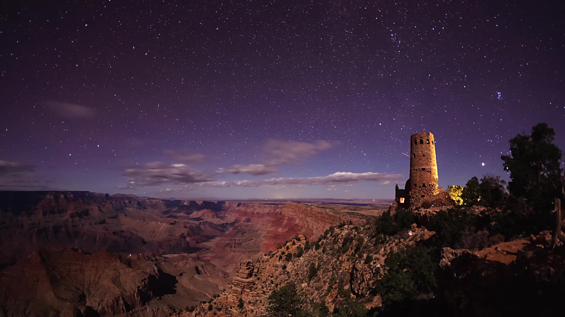 Night Watch Tower Live Wallpaper