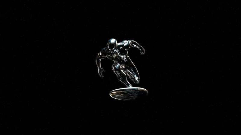 Marvels Silver Surfer - Minimalist Cosmic Space Live Wallpaper