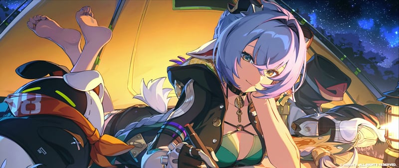 Zenless Zone Zero - Nekomata Camping Live Wallpaper