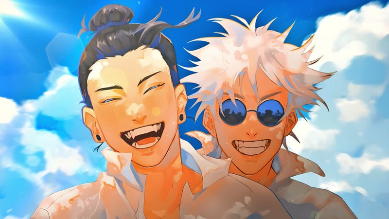 Jujutsu Kaisen - Gojo & Geto Best Friends Smiling Live Wallpaper