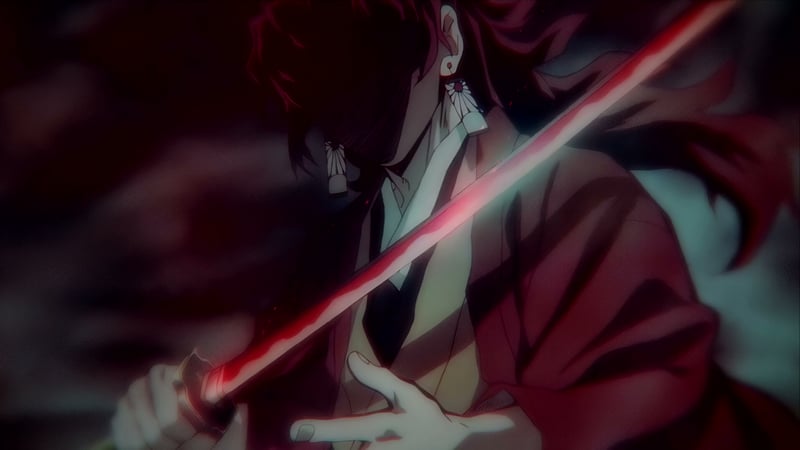 Yoriichi Tsugikuni Under Crimson Moon - Live Wallpaper