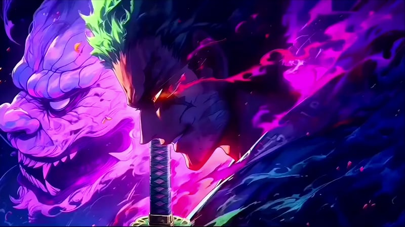 One Piece - Zoro King of Hell Live Wallpaper