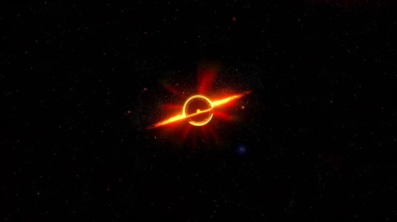 Interstellar - Gargantua Black Hole Space Live Wallpaper