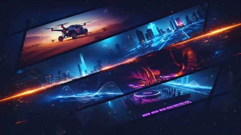 Neon Cyber Racer Beats Live Wallpaper