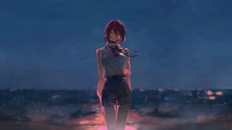 Chainsaw Man - Reze (Bomb Girl) Cinematic Dusk Live Wallpaper