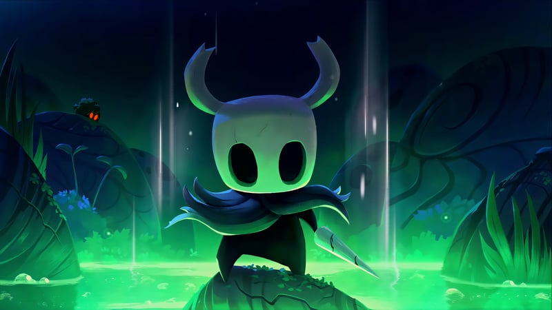 Hollow Knight in the Glowing Grove - Live Wallpaper