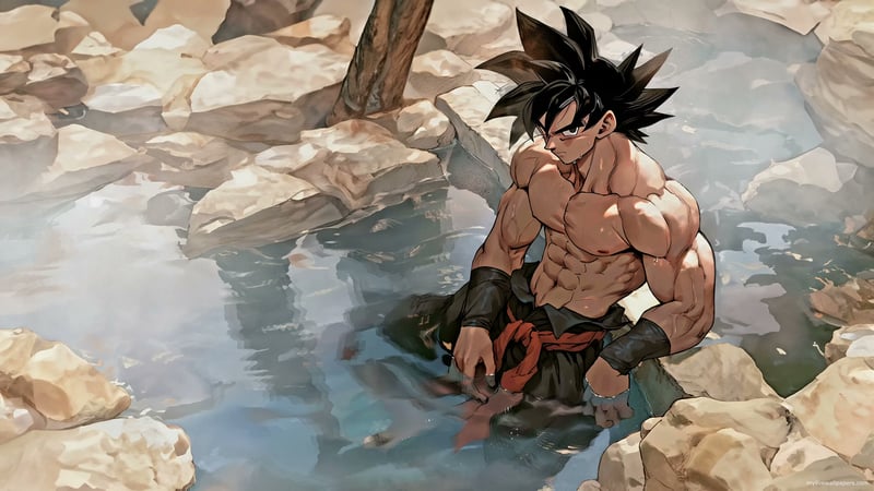 Goku Relax 4K Live Wallpaper
